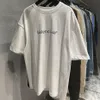 Paris modemärke designer mens t-shirts berömda designer tees bomull små bokstäver 2b tryck brev stämpel modesportturism för 259f