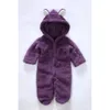 Rompers 012m Born Baby Rompers Autumn Winter Warm Fleece Byby Boys Boys Boys Boys Costume Baby Girls Animal Animally Baby Jumpsuits 231016