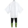 Cosplay Anime Sabito Demon Slayer Kimetsu No Yaiba Cosplay Peluca Adulto Niño Japonés Kimono Uniforme Halloween Carnaval Fiesta Traje