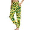 Frauenhose tropische Obst Ananas Muster Frauen lässig gemütliche weiche Elastizität Sport Pant Jogger Streetwear Teenage Style Hosen