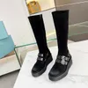 Designer Women Boots Silhouette Sock Boots Ankle Martin Booties Stretch High Heel Sneaker Winter Womens Shoes Chelsea Motorcycle Riding