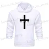 Heren Hoodies Sweatshirts 2022 Nieuwste Man Lente Herfst Ik Geloof Jezus Christendom Gedrukte Hoodies Heren Design Casual Sport Hoodies met Capuchon S-4XL T231016