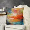 Pillow Red Abstract Sunset Landscape Painting Throw Sofa Covers Pillowcase S Christmas