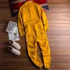 Mode männer Jean Latzhose Hip Hop Overalls Mit Multi Taschen Arbeitskleidung Overalls Hosenträger Hosen Für Male234w