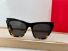 Nieuwe fashion design dames cat eye zonnebril 214 acetaat frame eenvoudige vorm veelzijdige en populaire stijl outdoor UV400 beschermingsbril