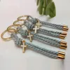 Keychains 5Pcs Classic Baptism Of The Cross Communion Fashion Trendy Simple 2023 Key Chain Jewelry Lovers Gift
