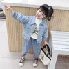 Jaquetas Meninas Denim Casacos Primavera Outono Jean Outerwear Tops Marca Criança Crianças Jaqueta Roupas Dos Desenhos Animados Panda Imprimir Para Crianças 26Y 231016