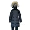 pirijumpers Down Coat femmes vestes d'hiver véritable col de fourrure de loup à capuche extérieur chaud et coupe-vent manteaux avec casquette amovible dames parka vêtements d'extérieur doudoune