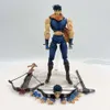 Finger Toys 17cm super akcja Statua Joseph Joestar Anime Figure Jojo's Bizarre Adventure Part 2 Action Figure Dorosły model Doll Toys Prezenty