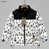 luxe hoge kwaliteit babykleding designer kinderen winter donsjassen warme parka voor jongens meisjes kinderen brief print uitloper windscherm kleding