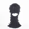 Berets Beanie Ski Mask Fun Hat Japanese Outdoor Earflap Wool Knitted Snow Cap Fleece Bomber Trapper Women Winter