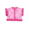 Pullover Koreanische kinder Kleidung Mädchen Strickwaren Weste Sweatshirts Hosen Für 2023 Herbst kinder Oberbekleidung Pullover Strickjacke Kleidung 231016