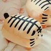 Plush Dolls 45cm Super Soft Plush Printed Fat Round Tiger Toy Stuffed Tiger pattern Throw pillow Zebra stripes Pig Throw Pillow Bed Cushion 231016