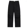 Pantalon pour hommes GRAILZ 2023 Workwear Structure fonctionnelle Colle à pression Fermeture éclair Jambe droite Gris Noir