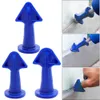 Caulking Gun 3PCsSet Silicone Caulking Nozzle Tool Arrowhead Caulk Nozzle Scraper Set Reusable Sealant Angle Scraper Grout Caulk Tools Blue 231016