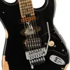 Seria Frankenstein Relic Black Maple Electric Guitar