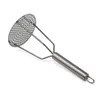 Stainless Steel Potato Masher Press Potato Masher Rice Puree Juicer Pusher Smooth Potatos Tool Fruit Vegetable Tools Q648