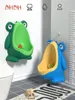 Seat Covers Baby Boy Potty Training Seat Frog Barnkrukväggmonterad urinal för pojkar Portabla toaletter Anslutningsbart vattenrör 231016