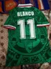 1995 Retro Meksika Blanco Futbol Forması 1986 1994 1998 Hernandez H.Sanchez Futbol Gömlek Luis Garcia Campos Ancient Maillot Marquez