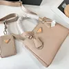 Tasarımcı Çanta Lüks Çanta Çanta Prado 2 Parça Hobo Crossbody Çanta Katil Çanta Kadın Omuz Moda Cüzdan Tuval Çantası Toz Çantası