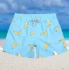 Pantaloncini da uomo Board Beach Costumi da bagno Nuoto Elastico Banana Stampato Casual Corsa Sport Surffing Uomo190j