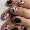 False Nails Halloween Square Full Cover Nail Tips med ofarlig och smidig kant för professionell konstsalongförsörjning