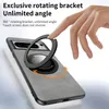 360 Rotating Magnetic Leather Phone Case for iPhone 15 Plus 14 13 Pro Max Samsung Galaxy S23 Ultra S23FE Google Pixel 8 8 Pro 7 7A 7Pro 6A Supporting Wireless Charging