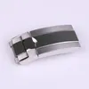 Watch Bands XIANERSHANG Top R-olex Logo Belt Buckle 316L Stainless Steel Safety 16MM Watchbands Folding Accessorie