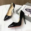 Klänningskor Pure Color Classic Casual High Heels Fashion Over Big Size 42 43 44 45 Spring and Summer 2024 Pumps Women Sexy