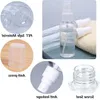 Fine Mist Spray Bottles 60ml 2oz Empty Refillable Travel Sprayer Containers Plastic Bottle for Cosmetic Makeup Btwne