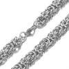 6/8/10mm Hip Hop Stainless Steel Centipede Chain 18K Real Gold Mens Necklace Full Zircon Jewelry Accessories