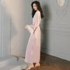 Vrouwen Nachtkleding FZSLCYIYI Vrouwen Zijden Gewaad Sexy Lange Mouw Kamerjas Kimono Badjas Vrouwelijke Nachtkleding