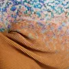 Werkjurken Luxe print met contrasterende kleur geplooide set voor dames Coltrui met lange mouwen Slanke top A-lijn rok Vrouwelijke kleding 2023 Lente