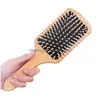 Cleaning Brushes Wood Comb Professional Healthy Paddle Cushion Hairs Loss Mas Brush Hairbrush Combs Scalp Hair Care Healthys Wooden Dhfyf