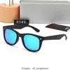 Men Rey Ban Classic Brand Retro Women Ray Solglasögon 2023 Designer Eyewear Bands Band Metal Frame Designers Sun Glasses Woman 2140