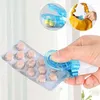 Bottiglie di stoccaggio Portaoggetti portatile Dispenser di farmaci per manufatti Anti inquinamento Scatola organizer da viaggio riutilizzabile