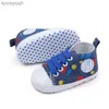 Första vandrare nyfödda baby pojke skor mode baby canvas sneaker skor snörning baby flickor skor småbarn spädbarn baby cribs skor första walkersl231016