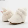 Första vandrare 2023 Baby Winter Baby Girl Girl Booties Fluff Soft Toddler Shoes First Walkers Anti-halk Varma nyfödda spädbarnskor Moccasinl231016