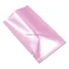 Storage Bags 100 Pcs 9X13Cm Variety Of Colors Open Top Heat Seal Aluminum Foil Packing Bag For Snack Candy Nuts Vacuum Sealing Mylar Dhz3Y