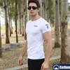 Homens camisetas Forças Especiais Terno Militar Ao Ar Livre Manga Curta Homens Puro Algodão Elastic Bottom Camisa Verão Preto Apertado Pescoço Redondo