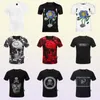 PP Fashion Men039s Designer slim fit Tshirt Estate reno Manica corta Girocollo camicia tee Skulls Stampa Tops Streetwear c3459391