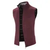 Men's Vests Legible Autumn Winter Sweaters Men Casual Sleeveless Sweater Male Zip Up Knitted Man