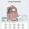 Sacos de fraldas Dobrável Mommy Bag Grande Capacidade Mãe Mochila Carrinho para Bebês Kid Bebê Organizador Outing Bolsa 231016