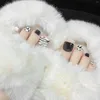 False Nails Black And White Press On Toenails Full Cover Zebras Print Fake For DIY Manicure Accessories
