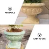 Decorazioni da giardino Stampi in resina epossidica Vaso da fiori Colata Artigianato fai-da-te Vaso da fiori in stile europeo Ornamento Bonsai