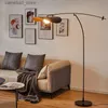 Lampadaires Moderne minimaliste concepteur pêche lampadaire LED chambre lecture atmosphère bras longs lumières réglable décor à la maison lustre Q231016