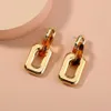 S925 silver needle Charm earrings Tassel Women Irregular Chain Retro Cool Wind Asymmetric Ring Splicing Accessories Designer Jewel253u