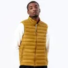 Gilet in cotone termico in piumino termico sottile dal design personalizzato Giacca invernale in nylon imbottito in nylon con bolle di cotone per uomo 22936 #