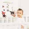 Mobiles# Babyrammelaars Speelgoed 0-12 maanden voor baby geboren Wiegbed Houten bel Mobiele peuterrammelaars Carrousel voor babybedjes Kinderen Muzikaal speelgoed Cadeau 231016