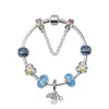 Pendentif arc-en-ciel en argent 925 adapté aux bracelets européens, perles de charme, cadeau de saint-valentin et de noël, accessoires de bijoux à faire soi-même2859
